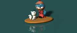 HILDA DIORAMA - HILDA AND TWIG