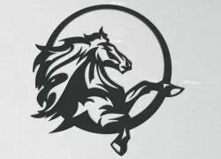 Horse wall decoration