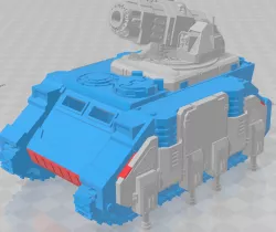 Hunter conversion for 40k Rhino - WH40k