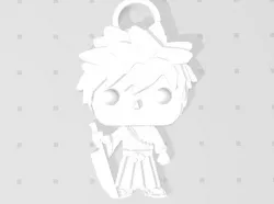 Ichigo by Bleach 3D imitation Pop keychain