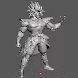 Ikari Broly (Dragon Ball) 3D Model