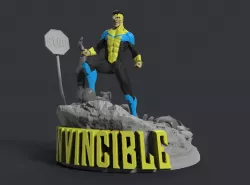Ivincible vs Reanimatron Statue