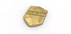 Judge Dredd badge from the movie Dredd 2012