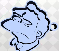 keyring Moe Szyslak / MOE keychain (THE SIMPSONS)