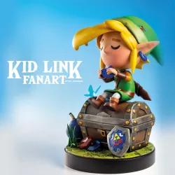 KID LINK - SITDOWN POSE - FANART - ZELDA
