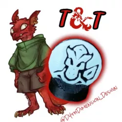 Kobold - D&D set - D&D Minis - D&D Miniatures - D&D Kobold Coin - Token - Miniature - Dungeons and Dragons Evil PG
