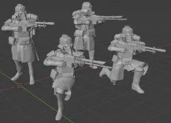 Krieg Infantry Aiming Pose