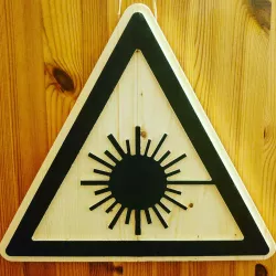 Laser Warning Sign