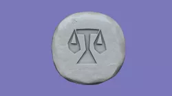 Law Rune - Runescape - STL Keychain