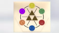 Legend of Zelda Ocarina Of Time Medallion Decorative Lamp
