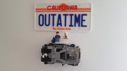 Lego DeLorean Wall Mount