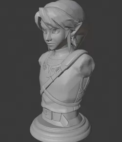 Link bust (The Legend of Zelda: Twilight Princess)
