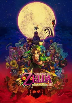 lithophane Poster Legend of Zelda Majora's Mask N64 Nintendo