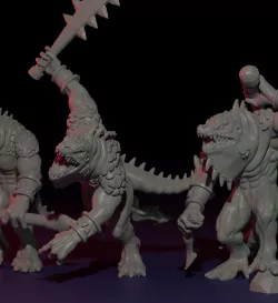 Lizards Wargame Figure