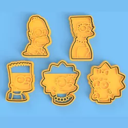 los simpson cookie cutters / the simpson cookie cutters