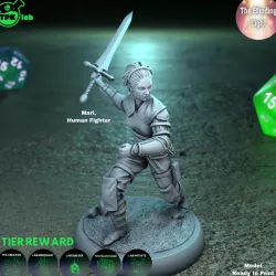 Mari, human fighter