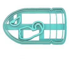 MARIO BROS BULLET BILL COOKIE CUTTER, MARIO BROS COOKIE CUTTER