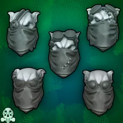 Masked Orc Heads Bits