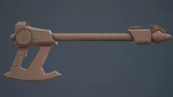 Mighty Morphin Black Ranger Power Axe