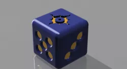 Millenium Thousand Sons Dice 4 point star