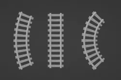 Mining Rails - Set ( 28mm Scale )