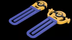 Minion bookmark / paper clip, bookmark / paper clip