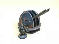 "modular Sci-fi Outpost" - Cannon Turret - Warhammer/Killteam Tabletop Terrain - fully modular wargaming terrain