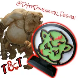 Ogre - D&D set - D&D Minis - D&D Miniatures - D&D Ogre Token- Token - Miniature - Dungeons and Dragons Evil PG