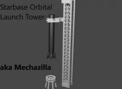 (Outdated) Starbase Orbital Launch Tower "Mechazilla" v1 & v.3 parts