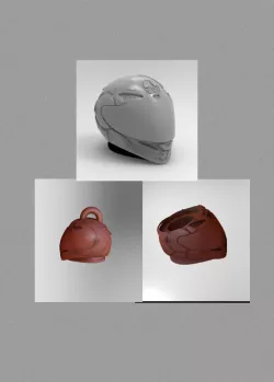 PACK VR46 CASCO, LLAVERO Y MATE ROSSI