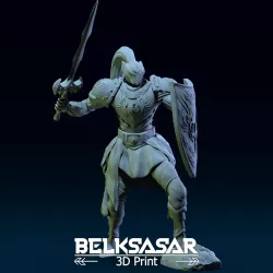 Paladin of the Phoenix cult 3D print model