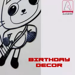 PANDY - SCULPTURE 2D - BIRTHDAY DECOR