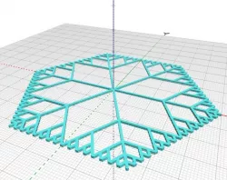 Parametric Fractal Snowflake