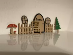 Personalized Elf Door Set "Tomte"