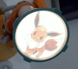 Pokemon Eevee Lithophane lamp shade