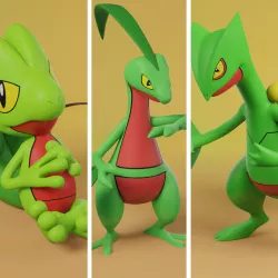 pokemon treecko evolution pack