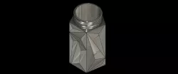 Polygon Capsule with Screw Cap
