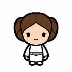 princess Leia keychain