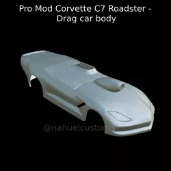 Pro Mod Corvette C7 Roadster - Drag car body