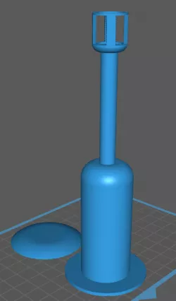 RC gas heating umbrella