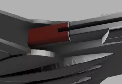 Red Randger Blaster Slide Block