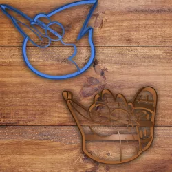 Regular show Cookie cutter set