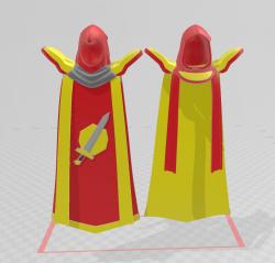 osrs 99 attack cape 3d models 【 STLFinder