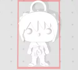 Sasuke of Naruto 3D imitation Pop keychain