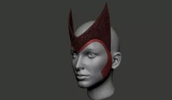 Scarlet Witch Marvel's Midnight Suns Head Dress Headband