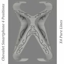 Smartphone stand X4 Pure Lines Tatoo