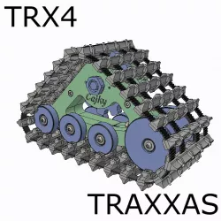 Snow tracks for Traxxas TRX4
