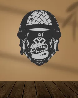Soldier Monkey DECORATIVE HANGING DECORATIVE HELP ME WITH 1 LIKE
