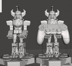 SOPORTE JOYSTICK MOVIL POWER RANGER MEGAZORD