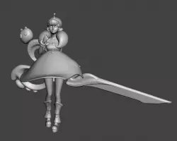 Space Groove Gwen 3D Model